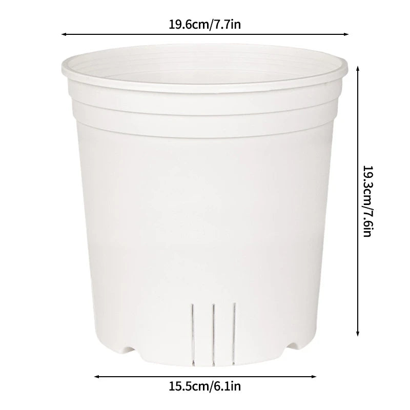 Transparent Plants Flowerpot Plastic Planters Nursery Pots Garden Seedling Planter Pots Root Control Planters Pot with Drainage