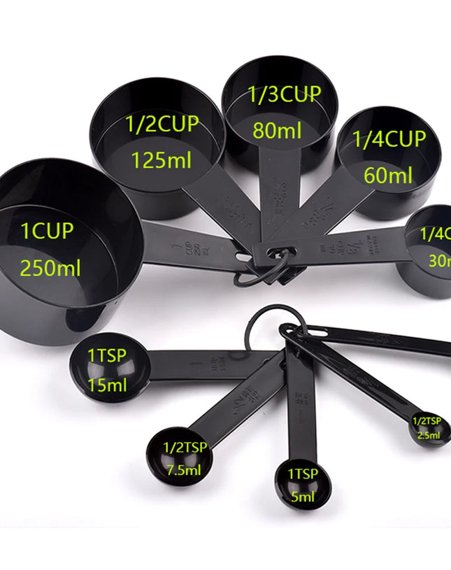 Measuring Cup And  Spoon 5/10PCS Household Kitchen Tool Set, Can Be Used To Store Cooking