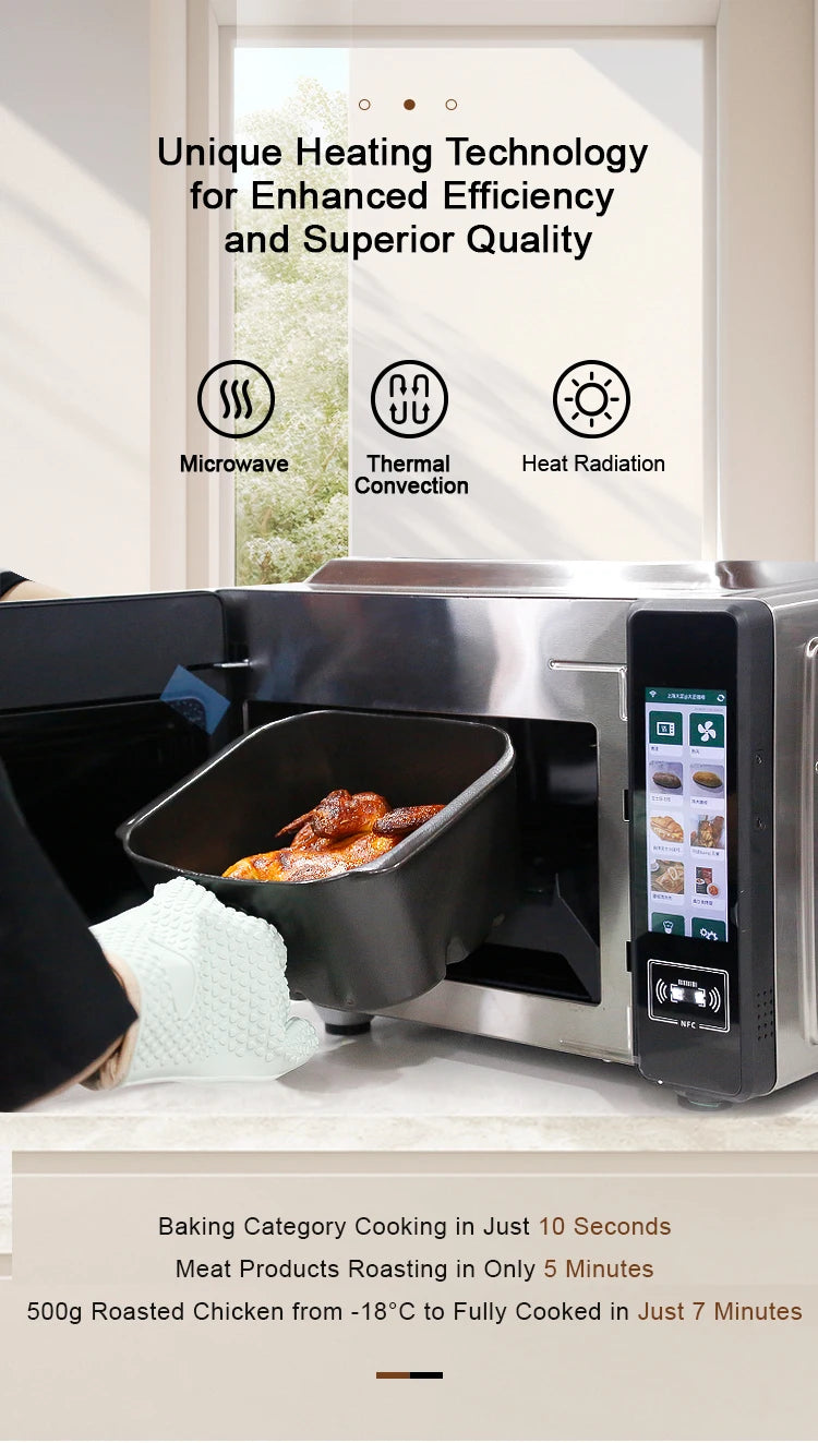 Wholesale 4.5L Capacity Commercial Microwave Oven for Hotel Restaurants Household Electro-Mechanical Fast Heating