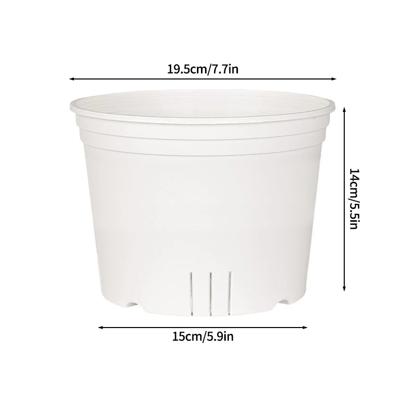 Transparent Plants Flowerpot Plastic Planters Nursery Pots Garden Seedling Planter Pots Root Control Planters Pot with Drainage