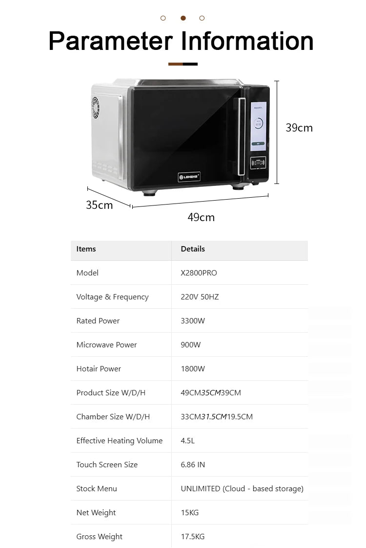 Wholesale 4.5L Capacity Commercial Microwave Oven for Hotel Restaurants Household Electro-Mechanical Fast Heating