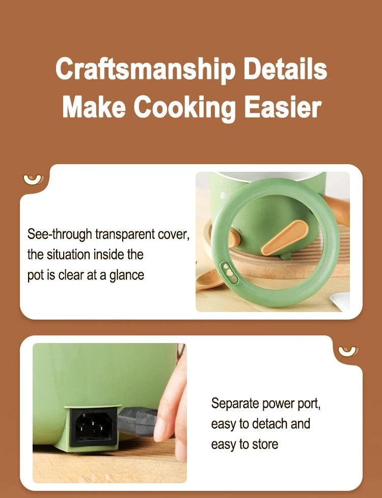 Multi Cookers Electric Pot Household Non-stick Pan Hot Pot Rice Cooker Cooking Appliances Electric Rice Cooker