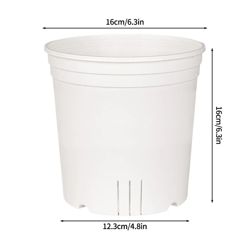 Transparent Plants Flowerpot Plastic Planters Nursery Pots Garden Seedling Planter Pots Root Control Planters Pot with Drainage