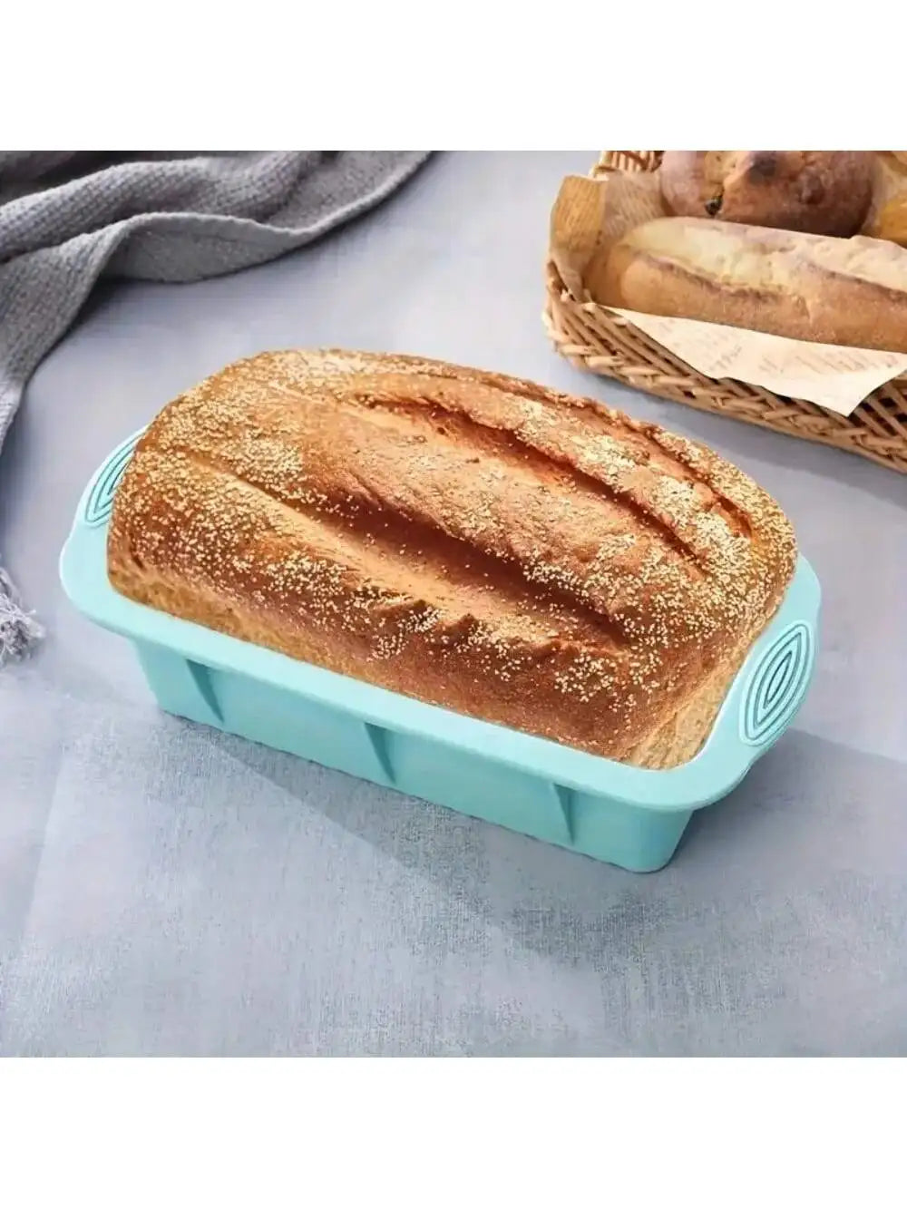 Silicone Cake Baking Mould Set High-temperature Resistant Oven Baking Plate Cake Bread Toast Pan Kitchen Muffin Baking Mold