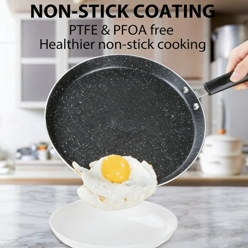 1 Non Stick Frying Pan, Fried Egg, Steak, Pancake Breakfast Pan, Kitchen Utensils, Kitchen Cookware Tool Size S/L