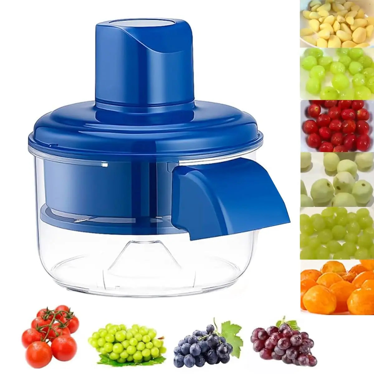Automatic Electric Garlic Grape Peeler Machine,One-Button Automatic Fruit Garlic Peeler Machine，Food-grade Material Suitable Fo