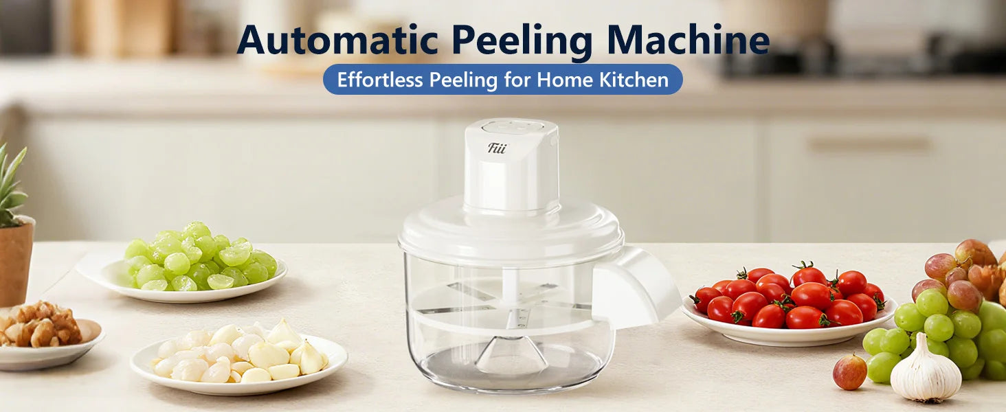 Automatic Electric Garlic Grape Peeler Machine,One-Button Automatic Fruit Garlic Peeler Machine，Food-grade Material Suitable Fo