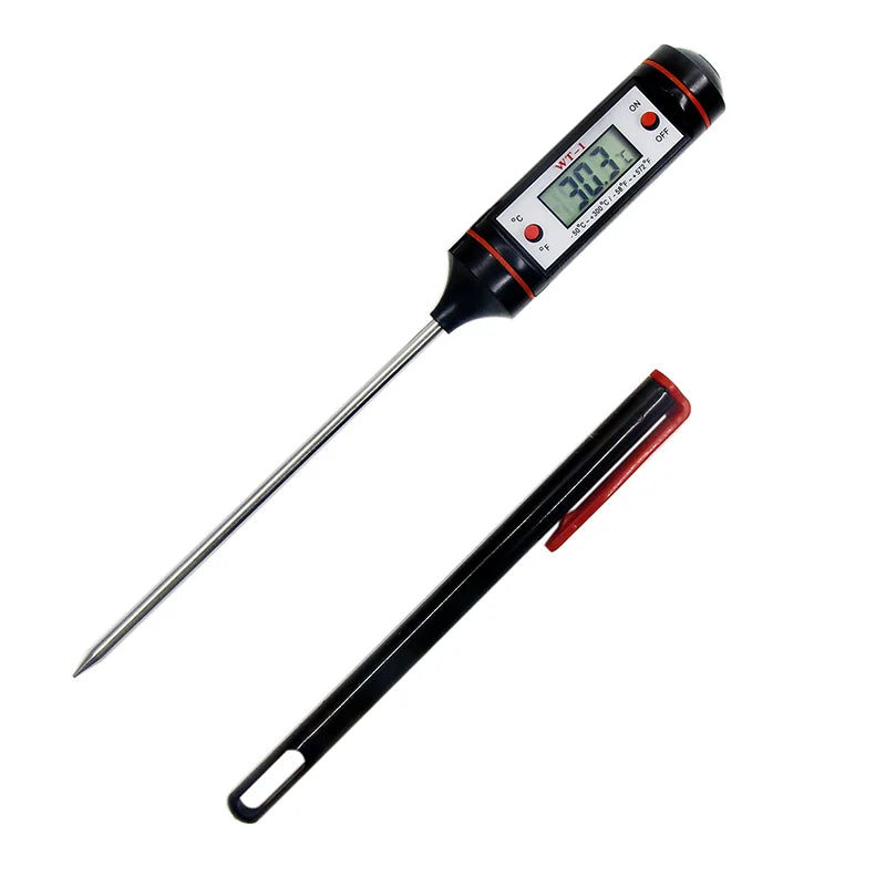 Kitchen Meat Thermometer Probe Type Digital Thermometer For Food Milk Cooking Food BBQ 300℃ Electronic Temperature Gauge Tool