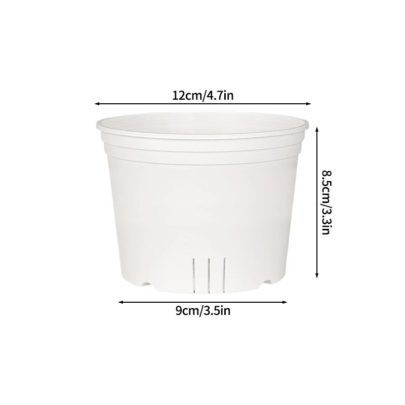 Transparent Plants Flowerpot Plastic Planters Nursery Pots Garden Seedling Planter Pots Root Control Planters Pot with Drainage