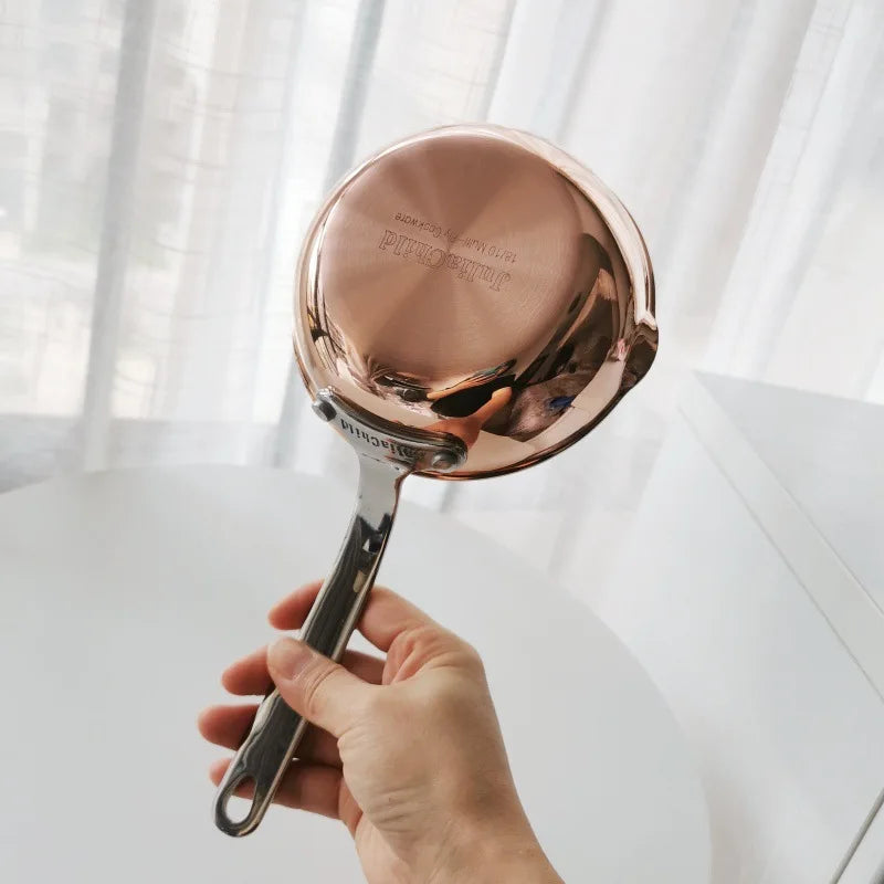 304 Stainless Steel Mini Frying Pan Small Special Induction Cooker Non-stick Oil Splashing Hot Oil 12CM Small Frying Pan