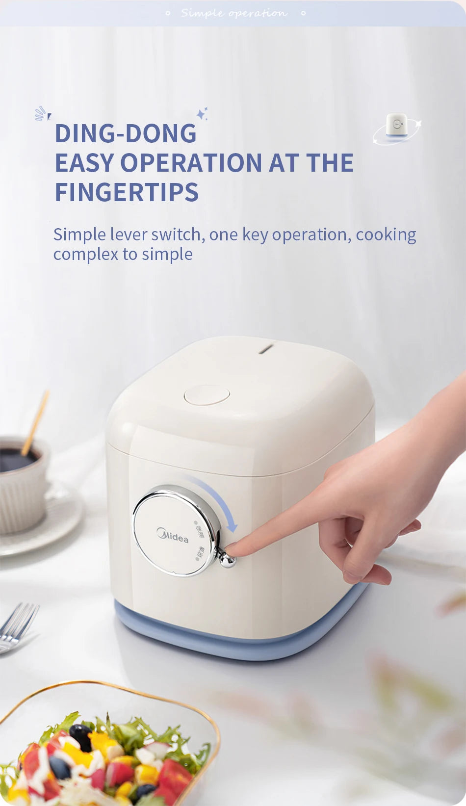 Rice cooker Household one mini small capacity rice cooker small dormitory cooking 1-2 people cooking rice pot classical style