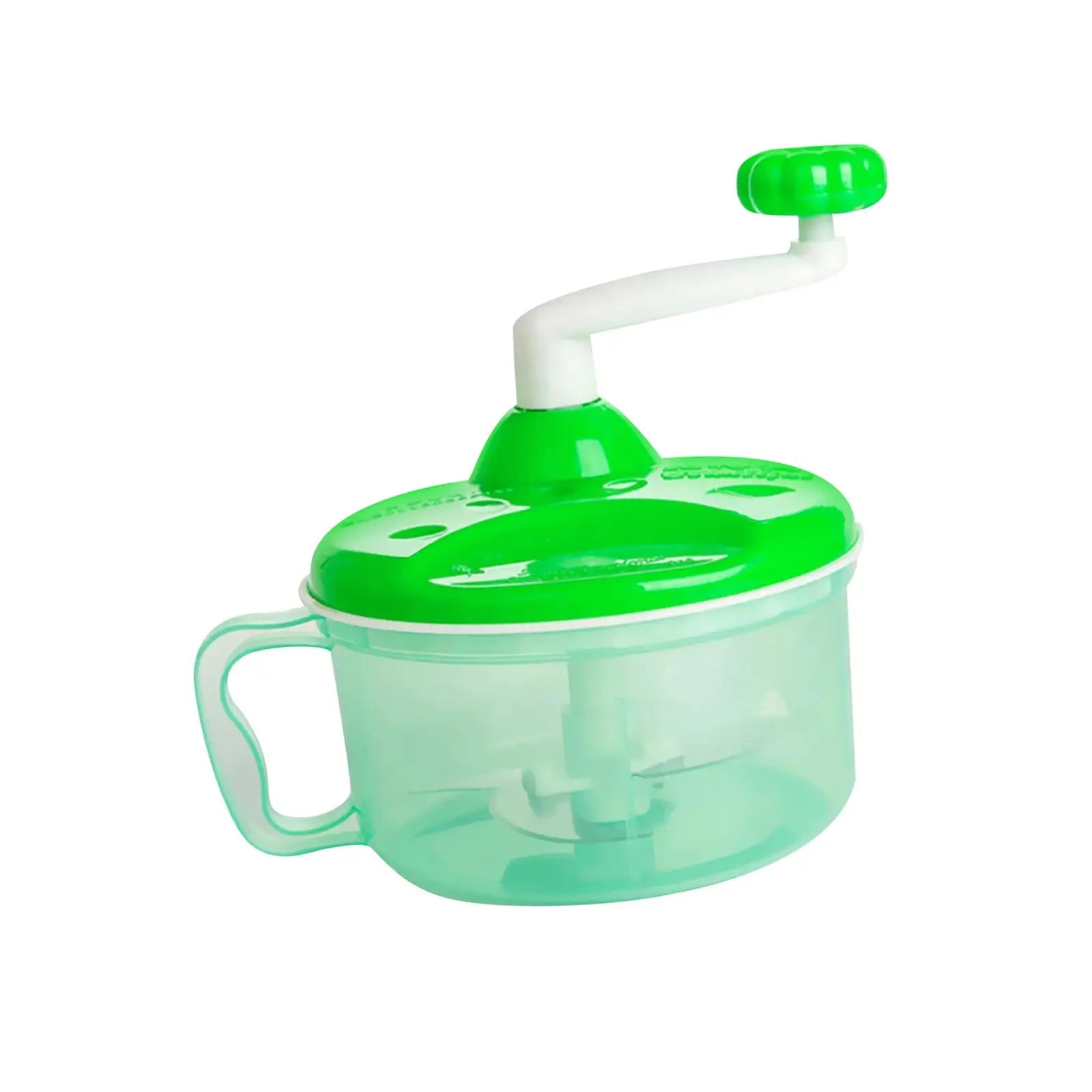 Manual Food Processor Multifunctional Detachable Kitchen Gadget Hand Power Food Chopper for Meat Onion Salad Lettuce Garlic