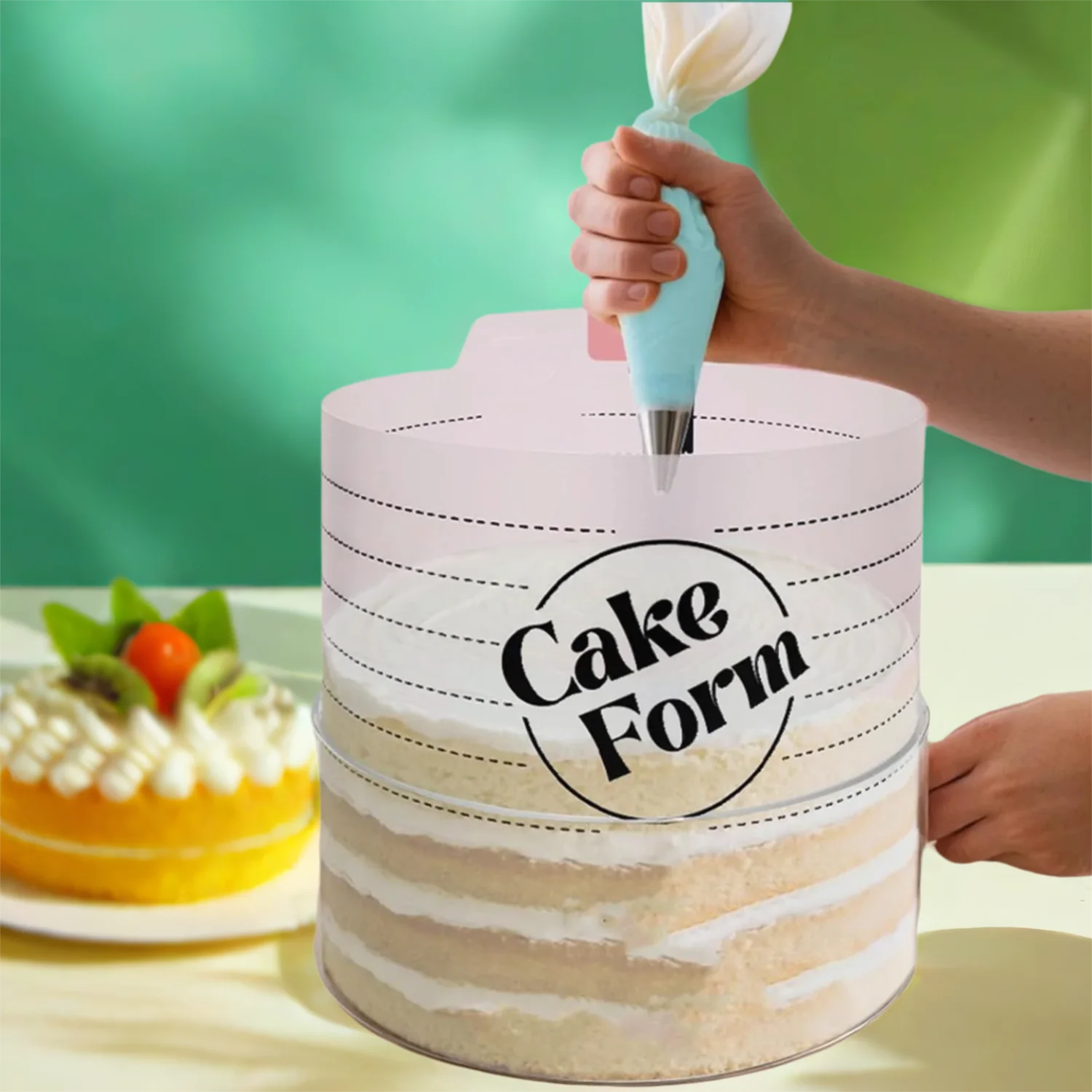 Adjustable Cake Ring Mold Round Retractable Fondant Tools Mousse Cake Ring Acrylic Circle Baking Ring DIY Mousse Cake Form