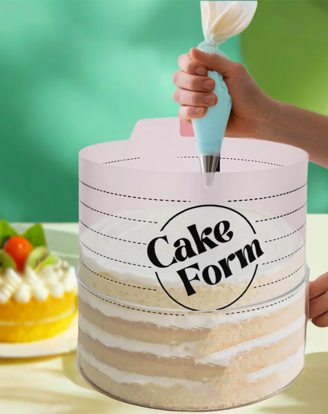 Adjustable Cake Ring Mold Round Retractable Fondant Tools Mousse Cake Ring Acrylic Circle Baking Ring DIY Mousse Cake Form