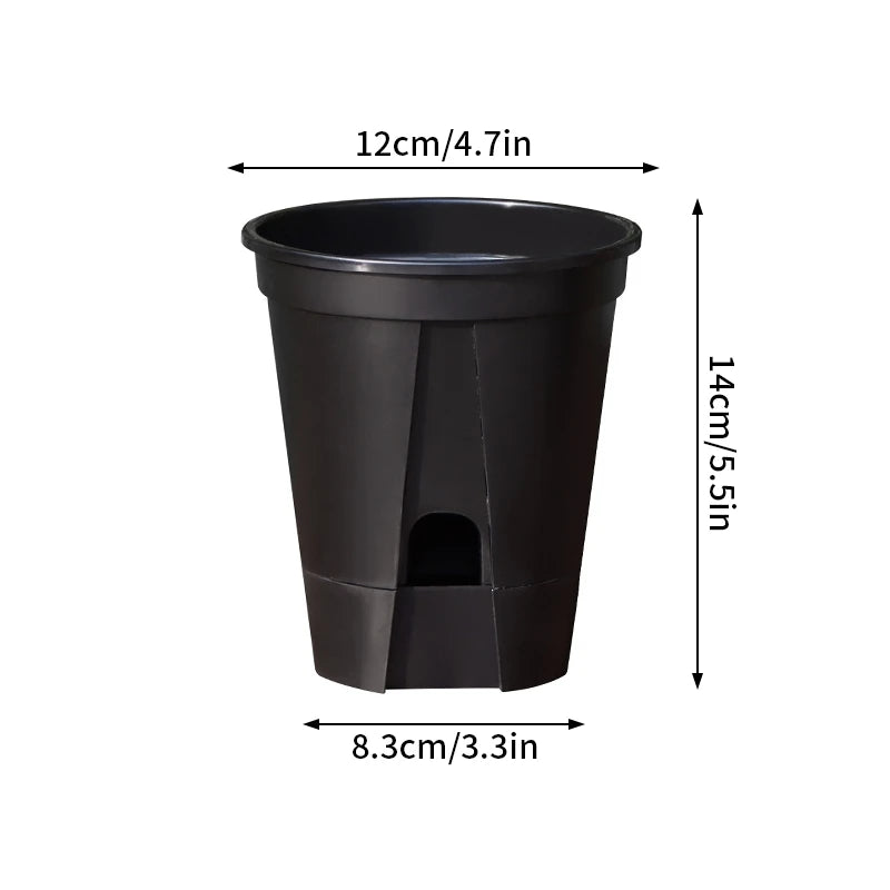 Transparent Plants Flowerpot Plastic Planters Nursery Pots Garden Seedling Planter Pots Root Control Planters Pot with Drainage