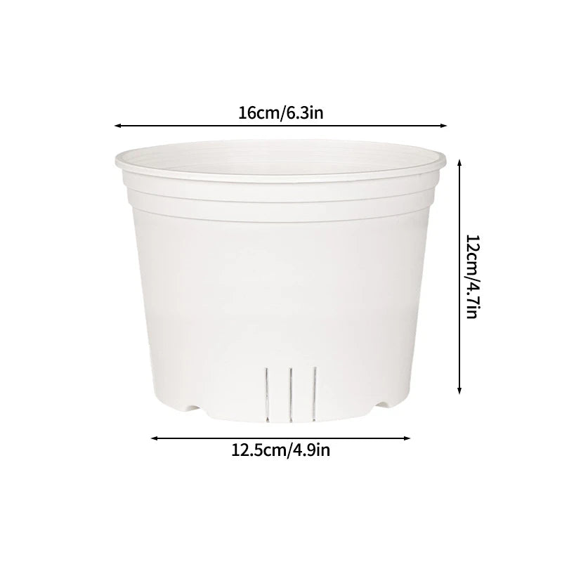 Transparent Plants Flowerpot Plastic Planters Nursery Pots Garden Seedling Planter Pots Root Control Planters Pot with Drainage