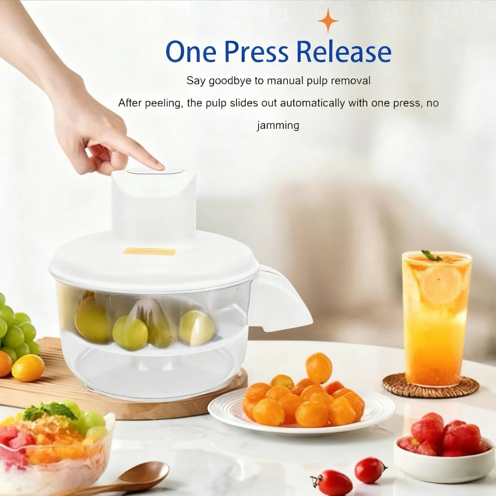 Automatic Electric Garlic Grape Peeler Machine,One-Button Automatic Fruit Garlic Peeler Machine，Food-grade Material Suitable Fo