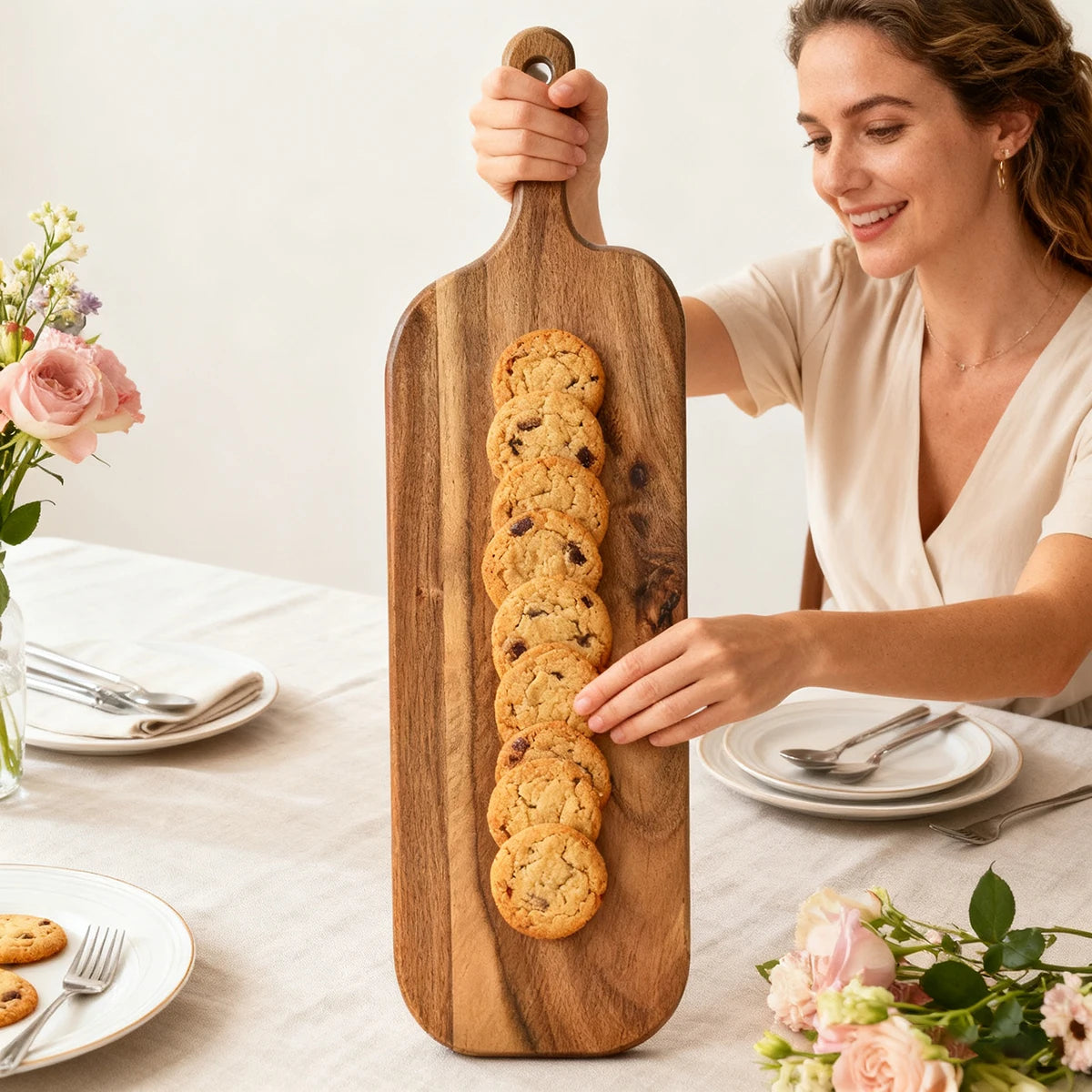 Wood Kitchen Cutting Board Boards Large Sales Deli Accessory Chopping Meat Wooden Cheese Accessories Products Kichen Assesories