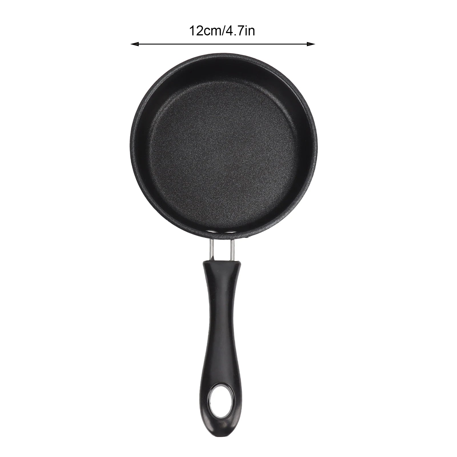 1PC 12-20cm Mini Frying Pan Non-Stick Thickened Stainless Steel Frypan Pot Fried Eggs Saucepan Gas/Induction Kitchen Cookware 
﻿
