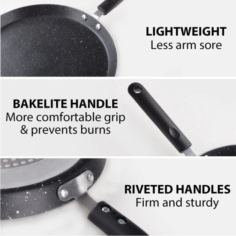 1 Non Stick Frying Pan, Fried Egg, Steak, Pancake Breakfast Pan, Kitchen Utensils, Kitchen Cookware Tool Size S/L