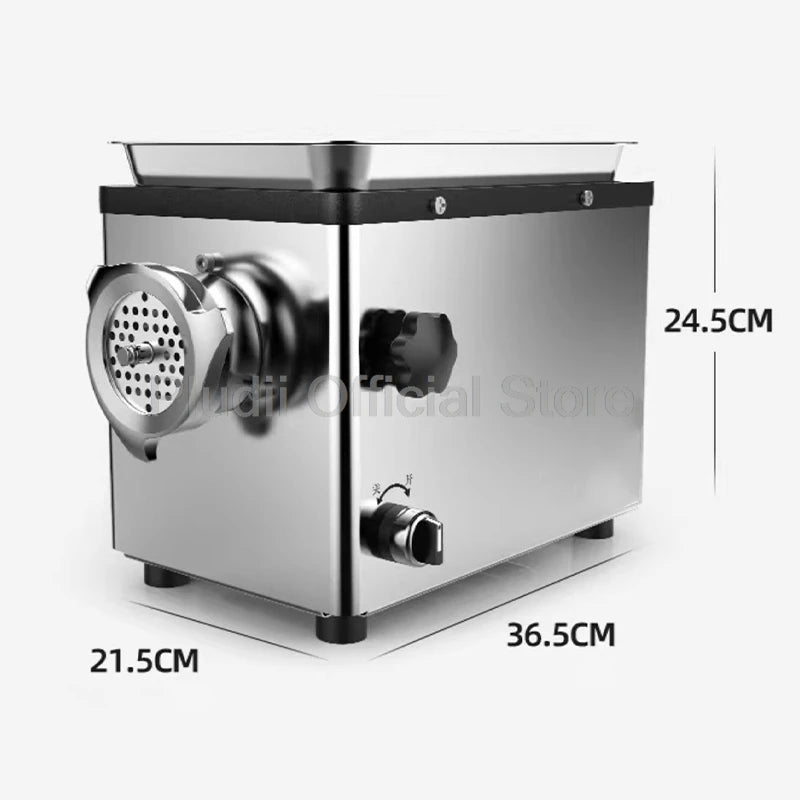 Commercial Meat Grinder Electric Stainless Steel Sausage Stuffer SUS Multifunction Automatic Slicer Food Processor For Kitchen