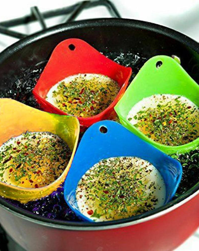 Round Silicone Egg Poacher