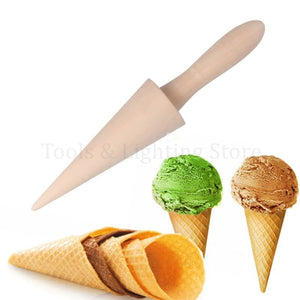 Wooden Ice Cream Cone Mold